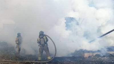 Спасатели ликвидировали возгорание рядом с аэропортом Пулково