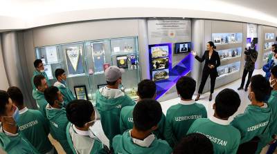Молодежная сборная Узбекистана посетила Олимпийский музей
