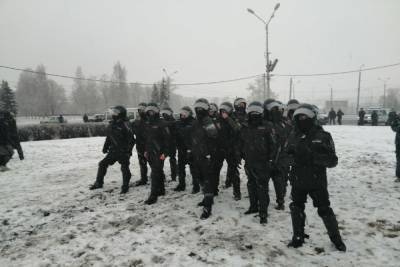 На несанкционированной акции в Петрозаводске задержали нескольких активистов