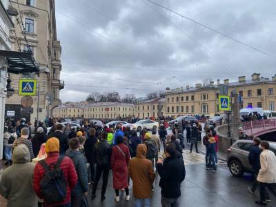 Власти Петербурге не ждали такого потока митингующих