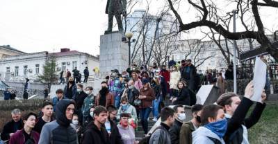 МВД насчитало 3,5 тысячи участников несанкционированных митингов в 27 городах России
