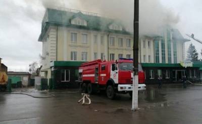 В Татарстане произошёл крупный пожар в гостинице