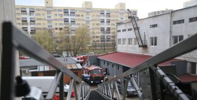 В Минске при пожаре в административном здании эвакуировали 50 человек