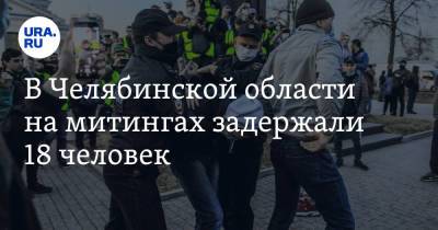 В Челябинской области на митингах задержали 18 человек
