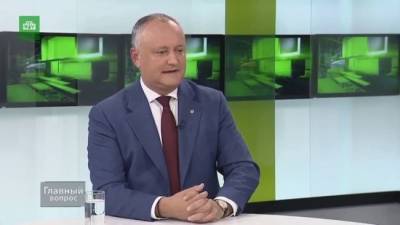 Додон: Молдавии нужно выбрать не только новый парламент, но и президента