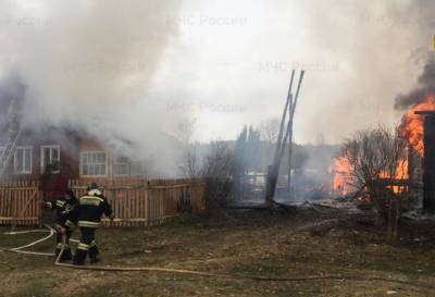 Этой весной пожарным Тверской области удалось спасти от огня более 200 домов