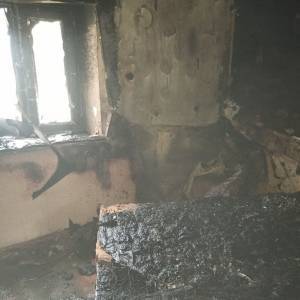В Запорожской области во время пожара погиб хозяин дома. Фото