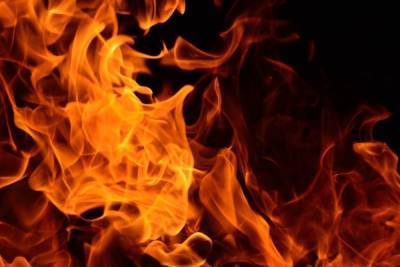 На Крестовском острове горел особняк, пожар потушили за час
