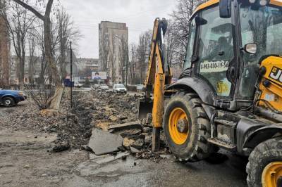 Начался ремонт Подгоренской улицы