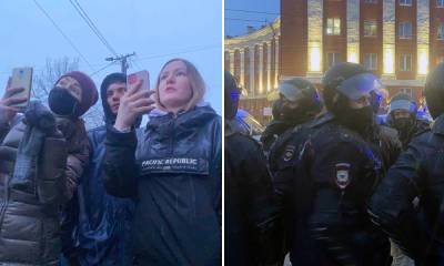 Задержания, Киплинг и шествие. Акция в защиту Навального в Петрозаводске: как это было