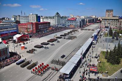 Жителям Новосибирска разрешат посетить праздничный парад в День Победы