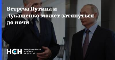 Встреча Путина и Лукашенко может затянуться до ночи