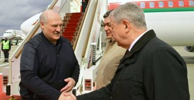 Лукашенко прибыл в Москву для встречи с Путиным — видео