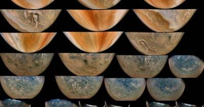 Вот это штормит. Космический аппарат "Юнона" сделал изображения супер-бурь на Юпитере (фото)