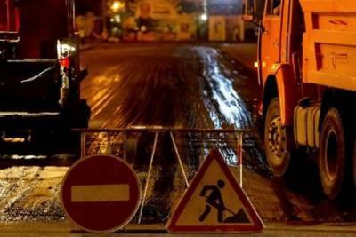 В Белгороде рабочие приступили к ночному ремонту дорог