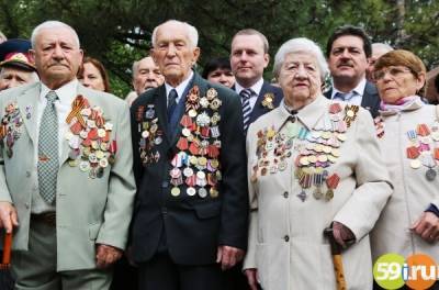 Ко Дню Победы ветераны ВОВ в Прикамье получат 5-10 тысяч рублей