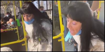 Женщина напала на бабушку в 27 троллейбусе Харькова - Видео и реакция украинцев - ТЕЛЕГРАФ