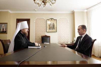 Кондратьев встретился с новым митрополитом Кубани