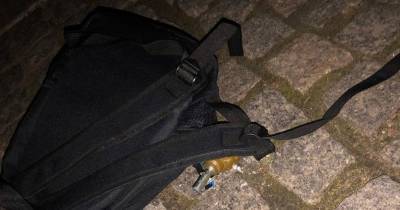 В Одессе на территорию ЖК бросили рюкзак с гранатой