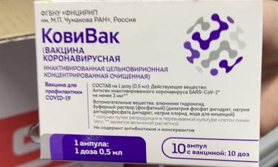 В Ульяновскую область впервые доставили вакцину «КовиВак»