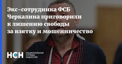 Экс-сотрудника ФСБ Черкалина приговорили к лишению свободы за взятку и мошенничество