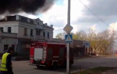 В Рубежном в воинской части вспыхнул пожар