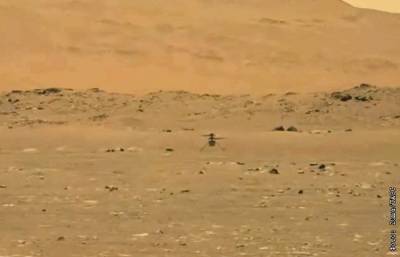 Вертолет НАСА совершил второй успешный полет на Марсе