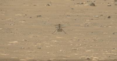 В NASA показали второй полет Ingenuity на Марсе (фото)