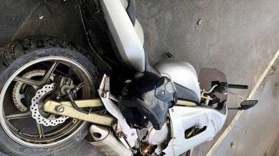 Мотоциклист пострадал после столкновения с легковушкой в Минске