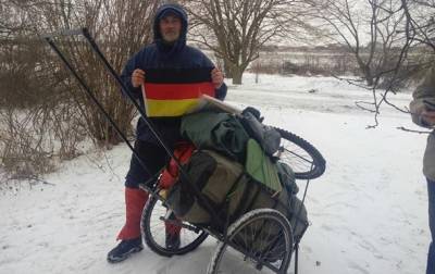 Украинский путешественник прошел пешком 1180 км