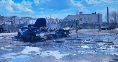 В военной части на Луганщине произошел пожар, есть пострадавший, - штаб ООС (фото)