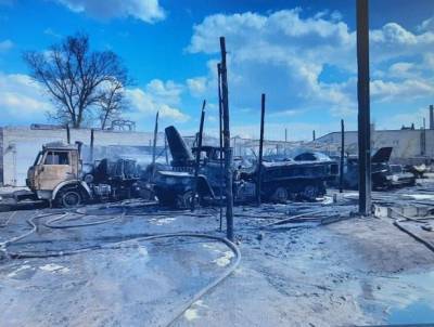 Нацгвардия Украина умудрилась спалить свою штаб-квартиру на Донбассе