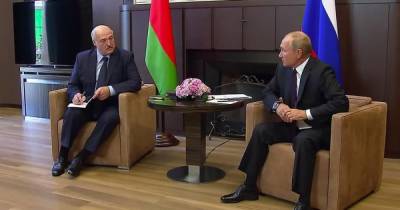 Путин на встрече с Лукашенко обсудил создание "союзного государства"