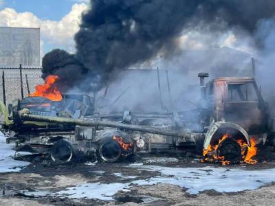 Пожар в Рубежном: пострадали трое военных, ГБР открыло производство