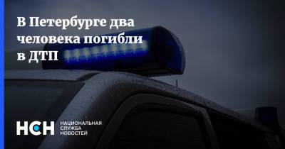 В Петербурге два человека погибли в ДТП