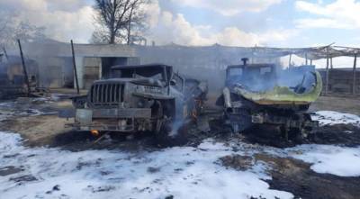 Названо количество жертв пожара в воинской части на Луганщине