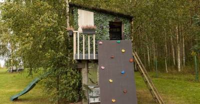 ФОТО. Необычное перевоплощение: дизайнер обустроила домик на дереве