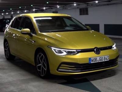 В Украине озвучили стоимость на новый Volkswagen Golf 8
