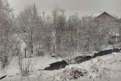 Забайкальцы делятся в Сети фотографиями выпавшего 23 апреля снега