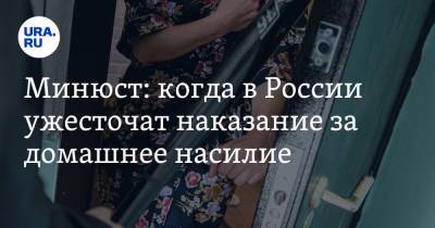 Минюст: когда в России ужесточат наказание за домашнее насилие