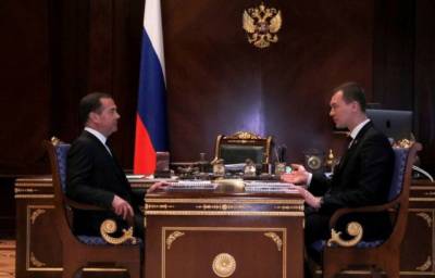 Дмитрий Медведев встретился с Михаилом Дегтяревым и обсудил гособоронзаказ