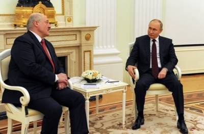 В Кремле завершились переговоры Владимира Путина и Александра Лукашенко