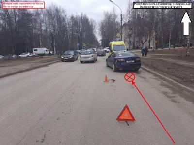 В Сыктывкаре 70-летний мужчина вышел под колеса авто