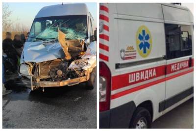 Автобус с пассажирами попал в аварию на трассе Одесса-Киев, скорые развозят пострадавших: кадры