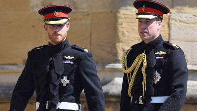 Специалист расшифровал слова принца Уильяма его брату Гарри на похоронах принца Филиппа