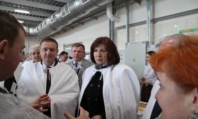 Наталья Кочанова: у белорусских предприятий есть все необходимое для создания конкурентоспособной продукции