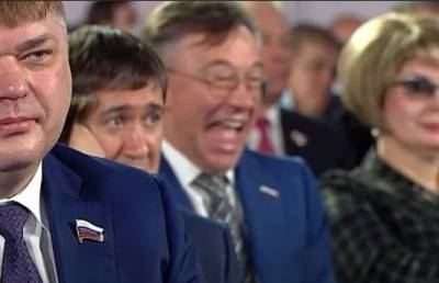 Депутат рассмеялся из-за слов Путина на послании - видео