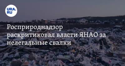 Росприроднадзор раскритиковал чиновников ЯНАО за свалки мусора