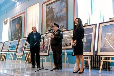 Фотовыставка «Аристократы морей» открылась в Нахимовском военно-морском училище