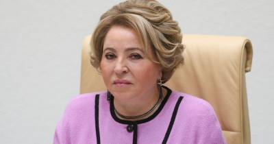 Матвиенко: РФ адекватно отреагировала на незаконные санкции США